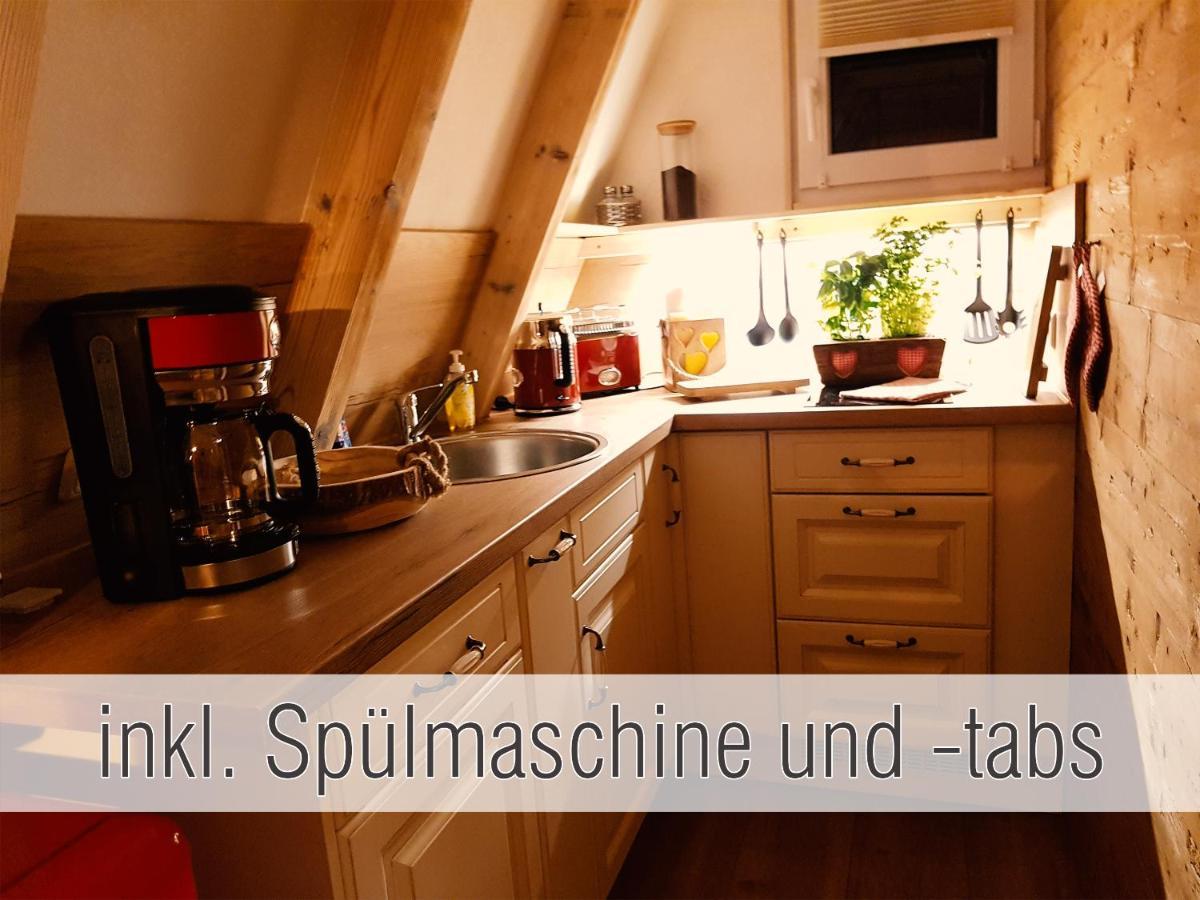 Huette41: Ganze Huette Nah Am See Mit Privatem Whirlpool, Sauna. Umzaeunt. 발트키르헨 외부 사진